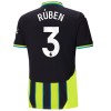 Camisola Manchester City Ruben 3 Homen Equipamento 2ª 24/25